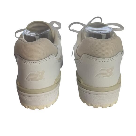 New Balance 550 Silver Burch White & Tan Trendy Sneaker Lace Up Women’s Size 9 - Picture 8 of 11